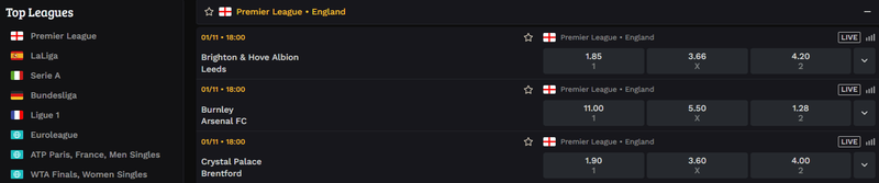 

Sportwetten bei Wildsino – Premier League Quoten und Livewetten im Jahr 2026

